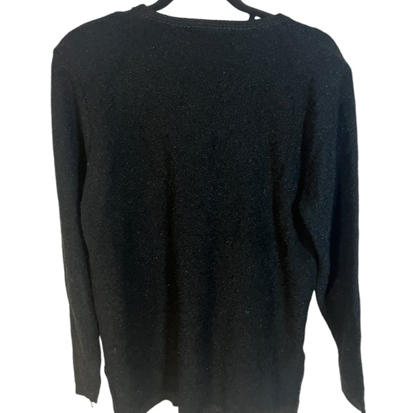 A Vintage black cardigan in medium by Variations - Picture 6 of 7